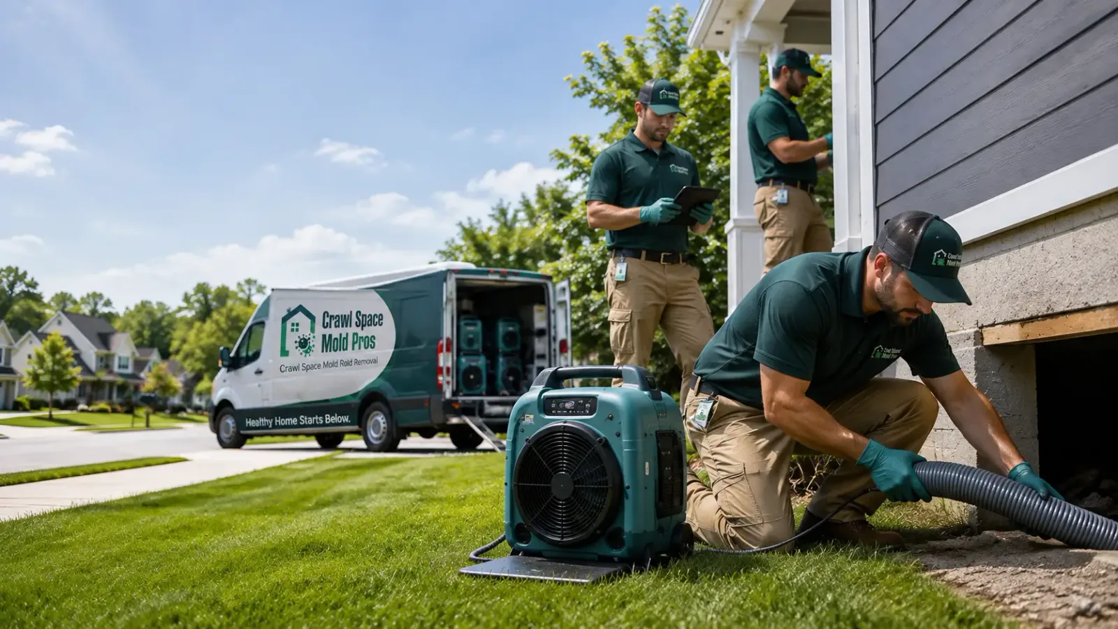 Crawl Space Mold Removal in Sibley, IA